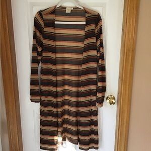 Live In The Moment Multicolored Duster Cardigan